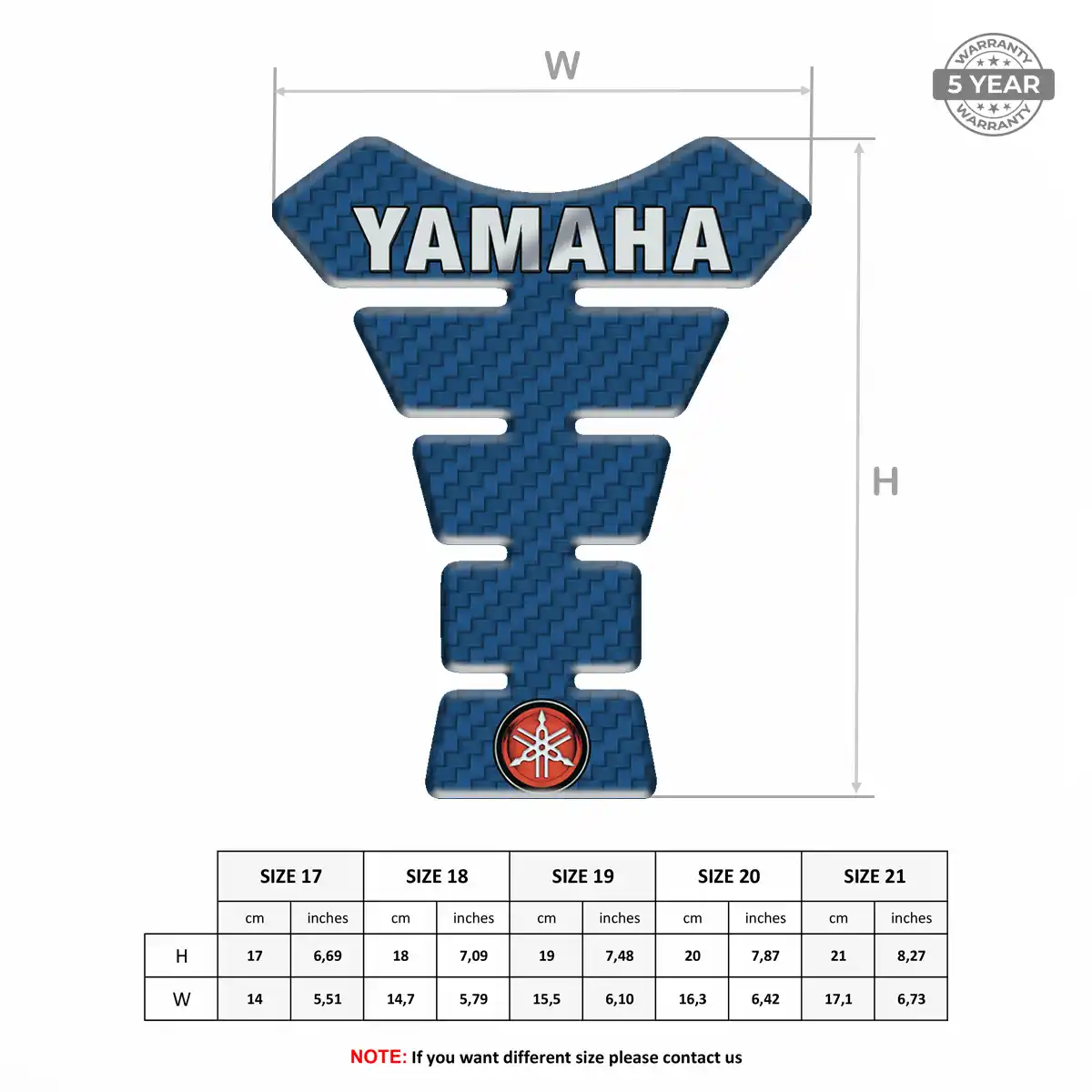 Yamaha Epoxy Tank Pad Deluxe Edition