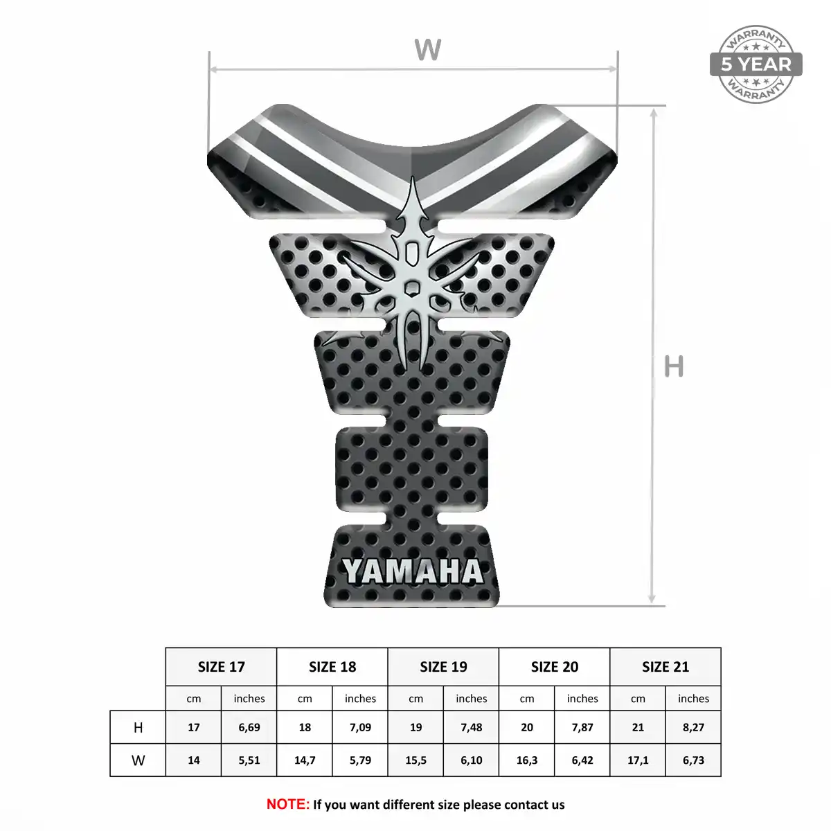 Yamaha Epoxy Tank Pad Exclusive Series