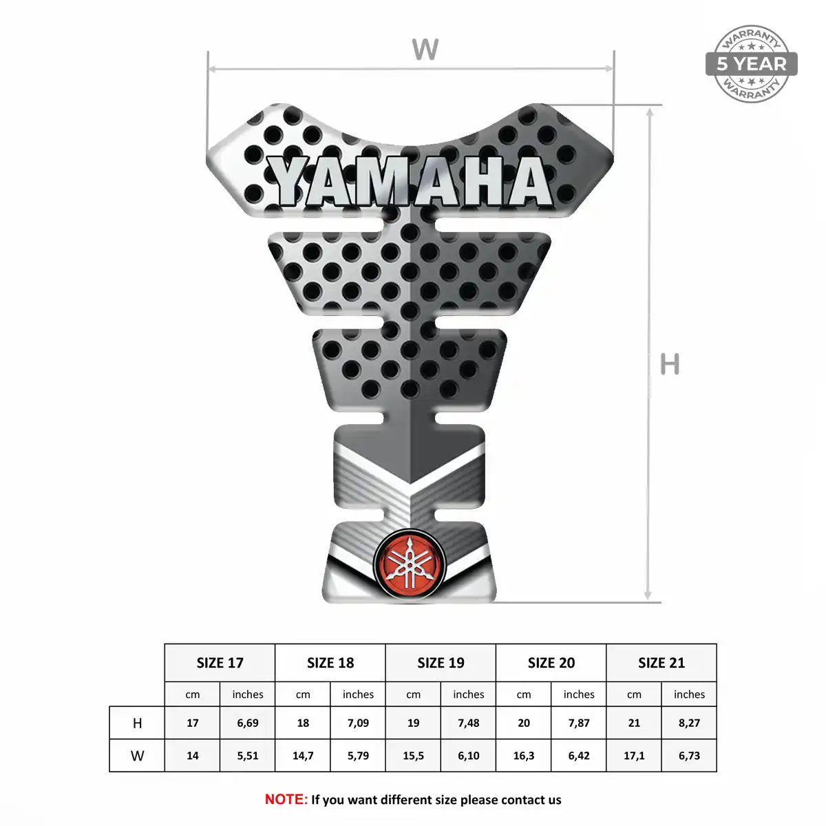 Yamaha Epoxy Tank Pad Prestige Line