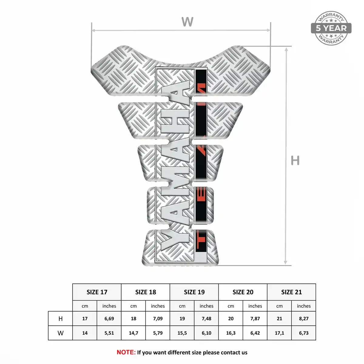 Yamaha Fuel Tank Pad Deluxe Edition