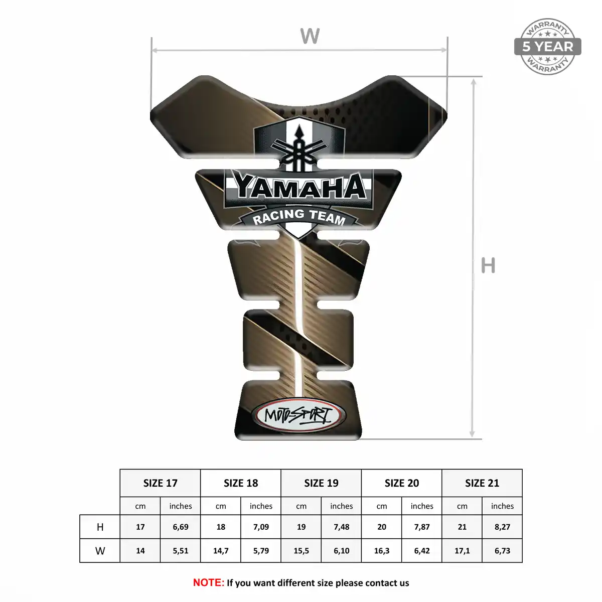 Yamaha Fuel Tank Pad Elite Edition