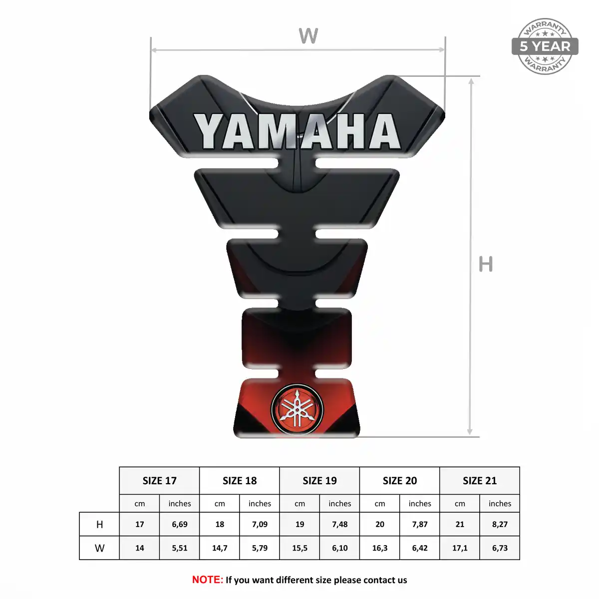 Yamaha Fuel Tank Pad Superior Craft