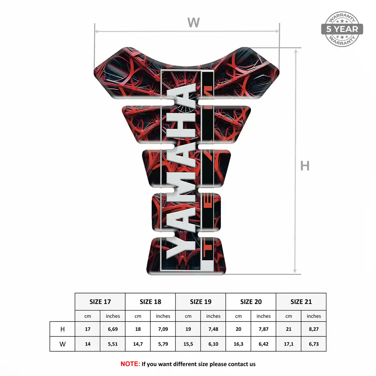 Yamaha Fuel Tank Protector Prestige Line