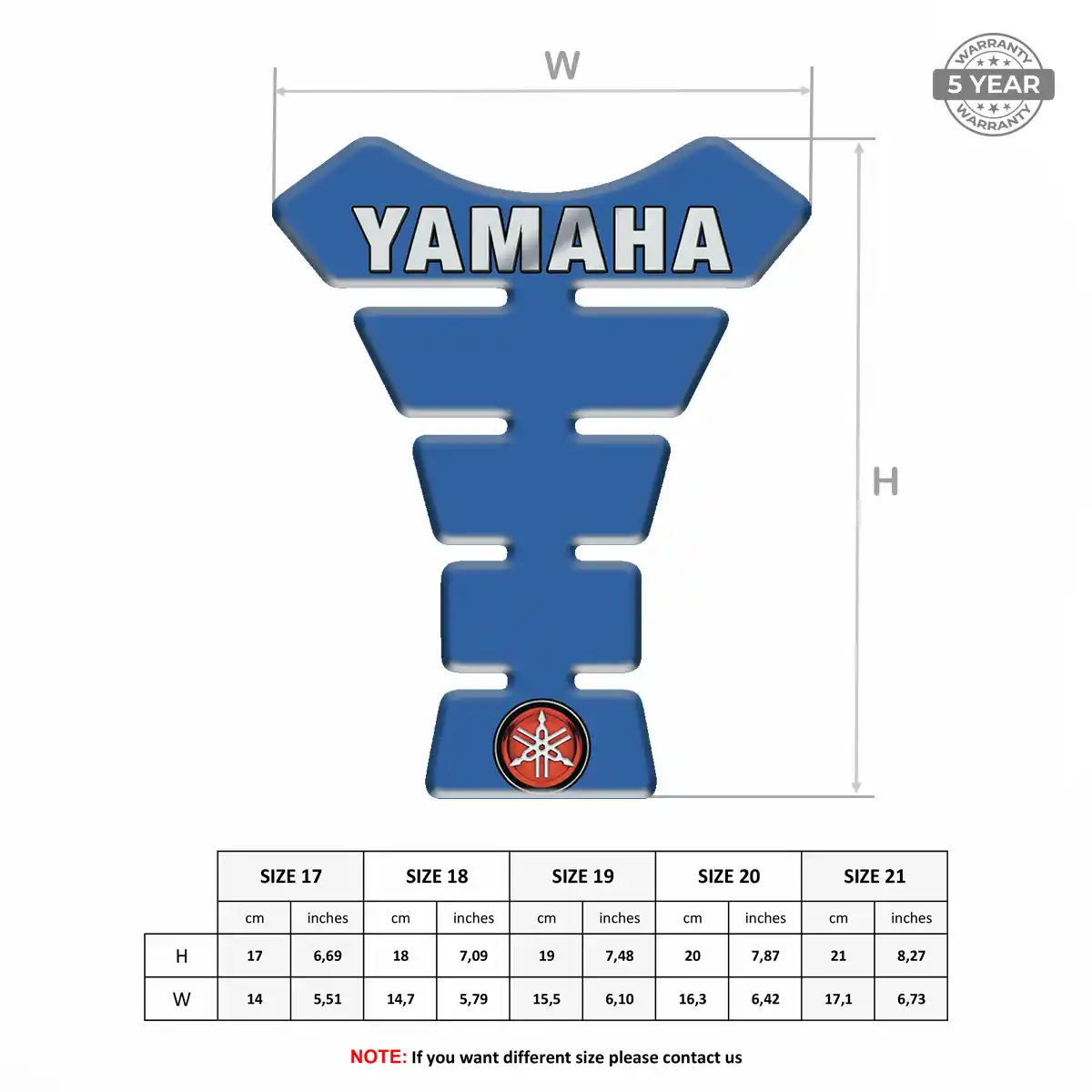 Yamaha Gas Tank Pad Exclusive Series