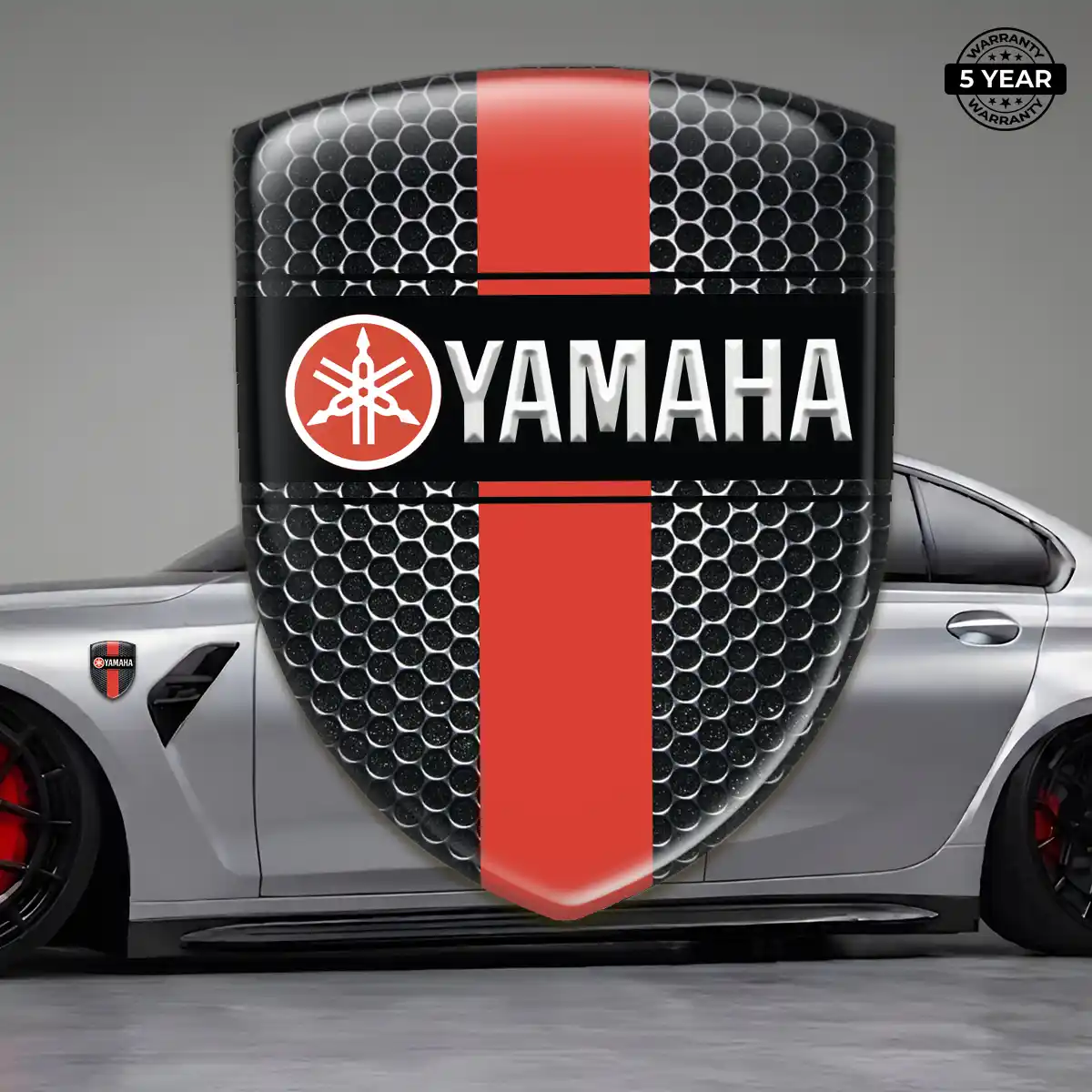 Yamaha Gel Badge Sticker Premium Dome