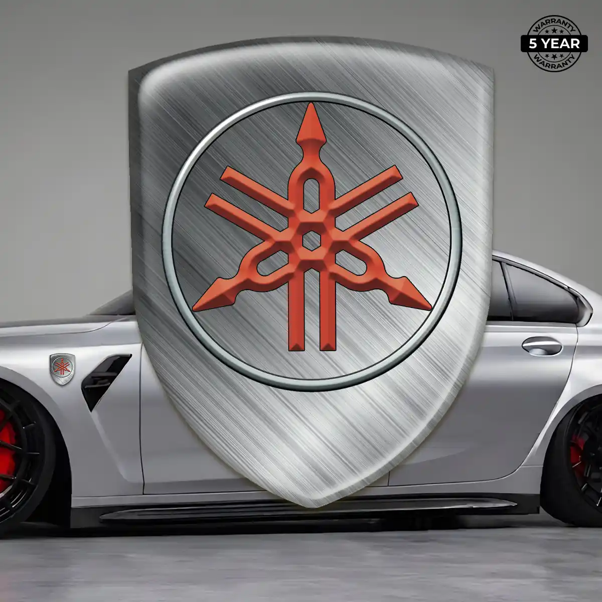 Yamaha Gel Badge Sticker Refined Design