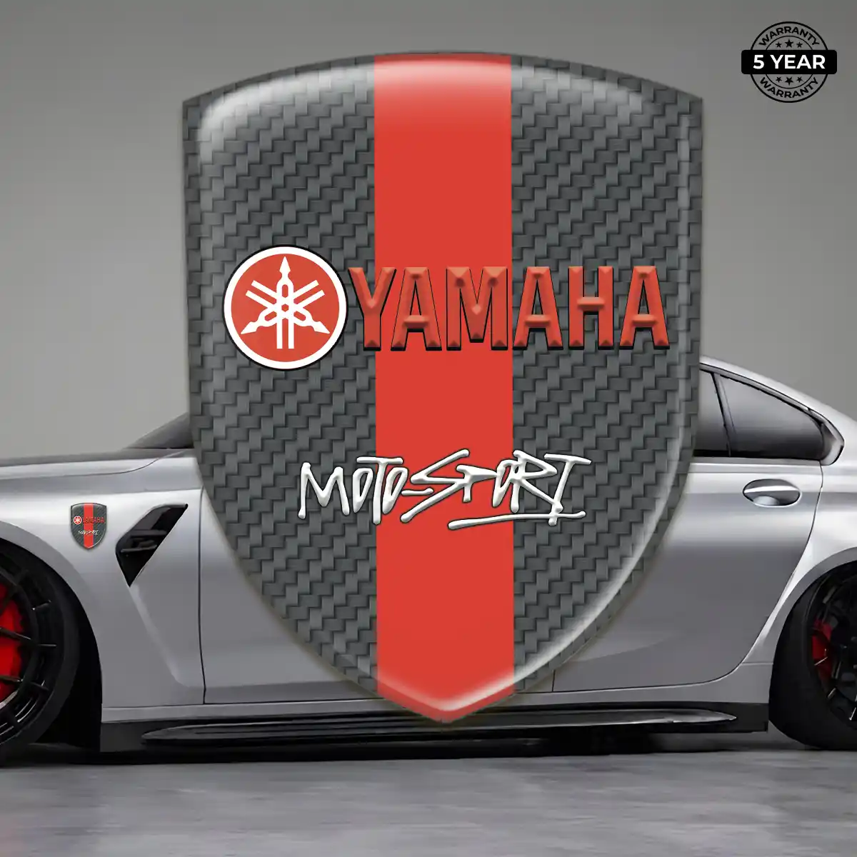 Yamaha Gel Badge Sticker Resin Luxe
