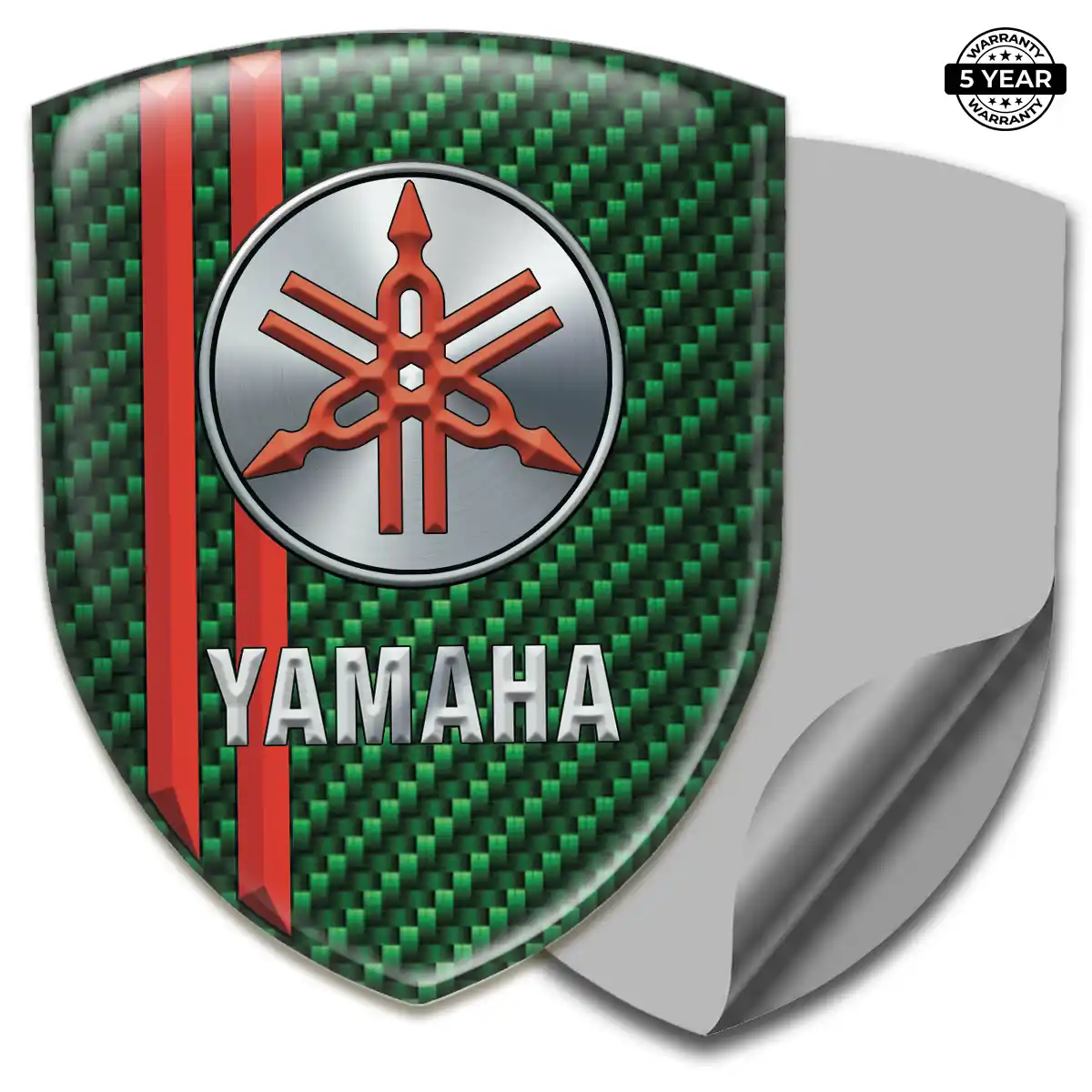Yamaha Gel Badge Sticker Sleek Style