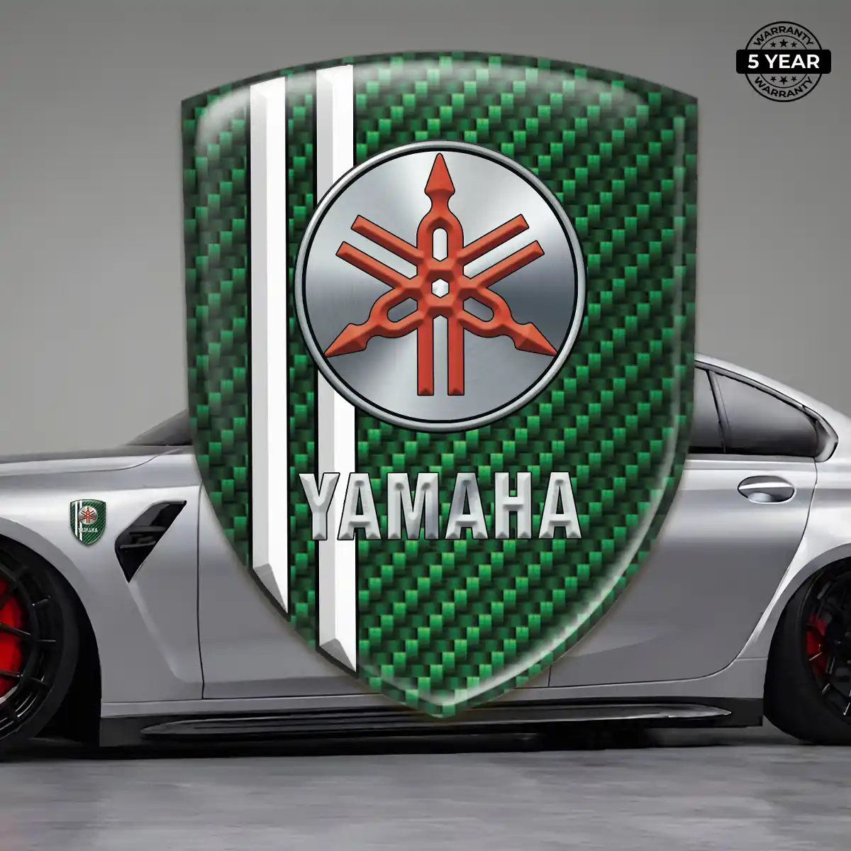 Yamaha Gel Emblem Sticker Auto Tuning