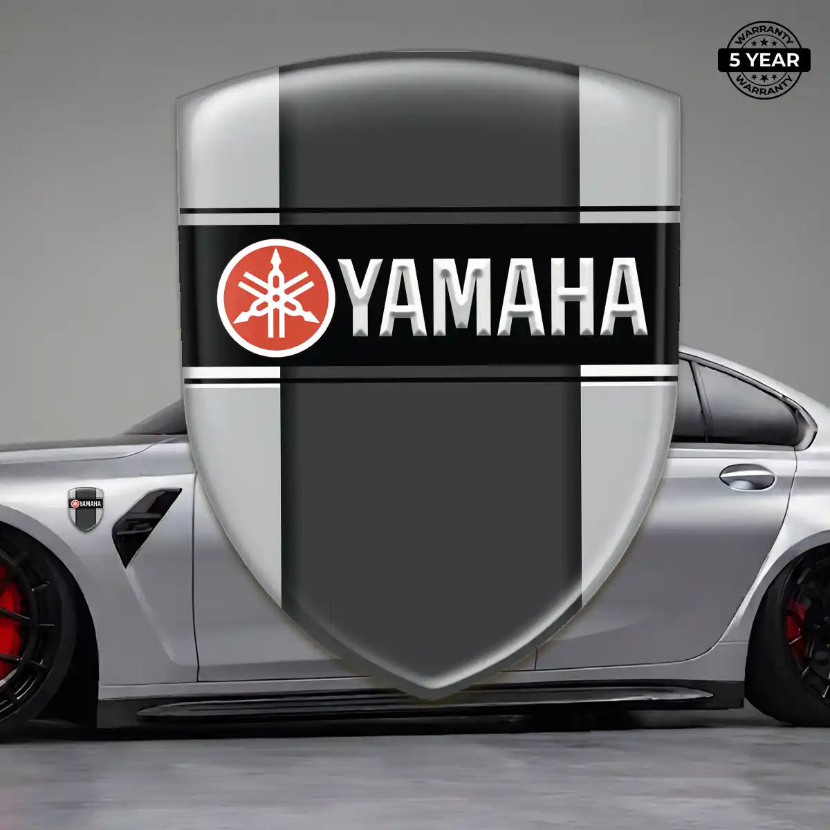 Yamaha Gel Emblem Sticker Branded Line