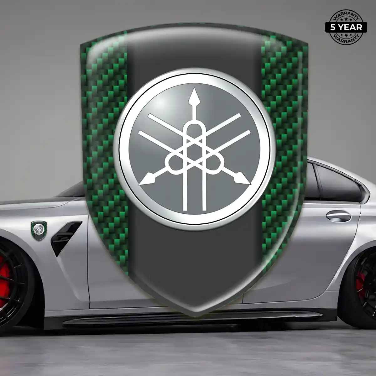 Yamaha Gel Emblem Sticker Elite Finish