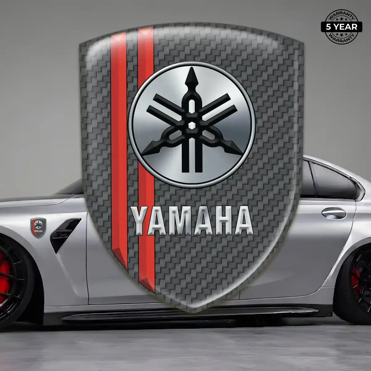 Yamaha Gel Emblem Sticker Exterior Luxe