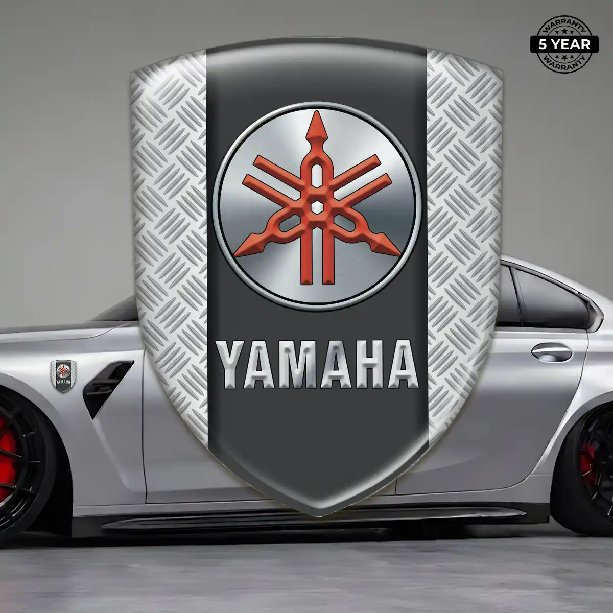 Yamaha Gel Emblem Sticker Interior Elegance