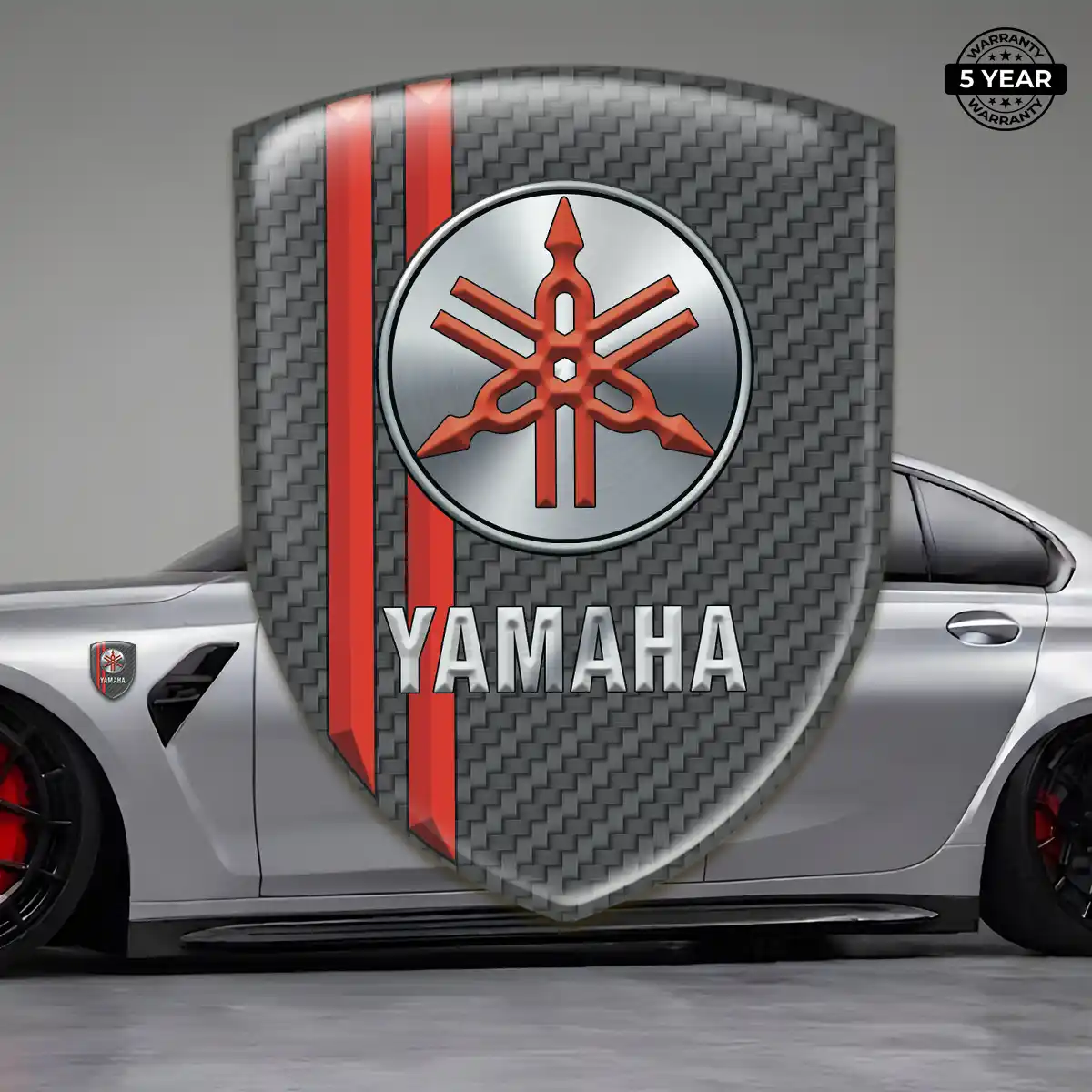 Yamaha Gel Emblem Sticker Interior Luxe