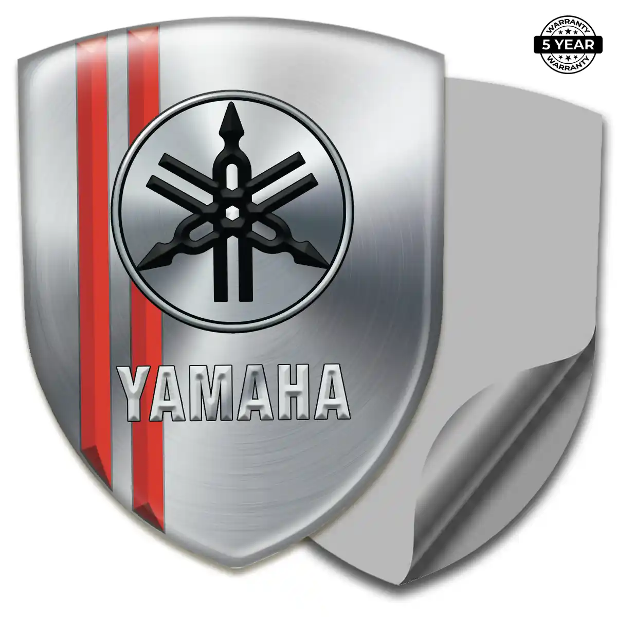Yamaha Gel Emblem Sticker Outer Style