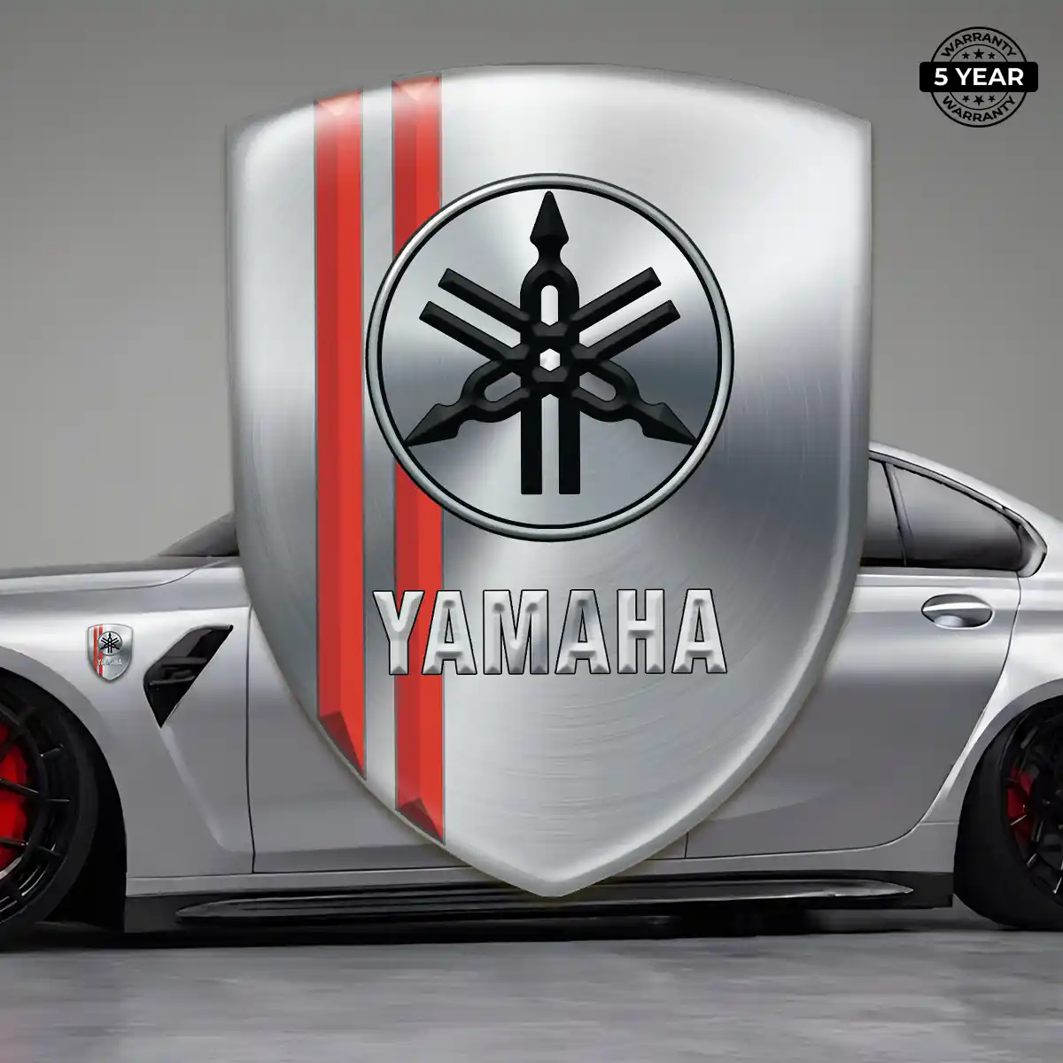 Yamaha Gel Emblem Sticker Outer Style