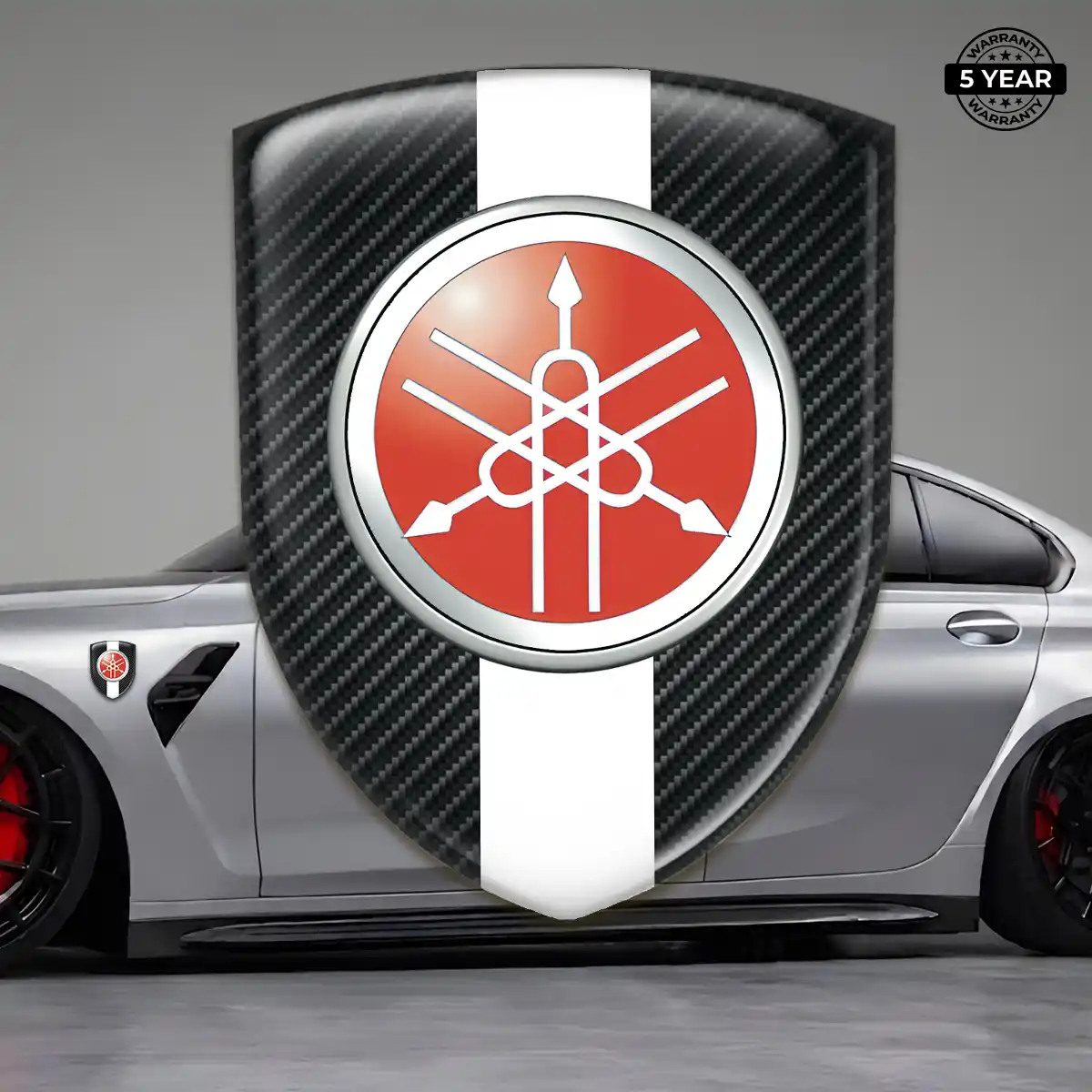 Yamaha Gel Emblem Sticker Premium Dome