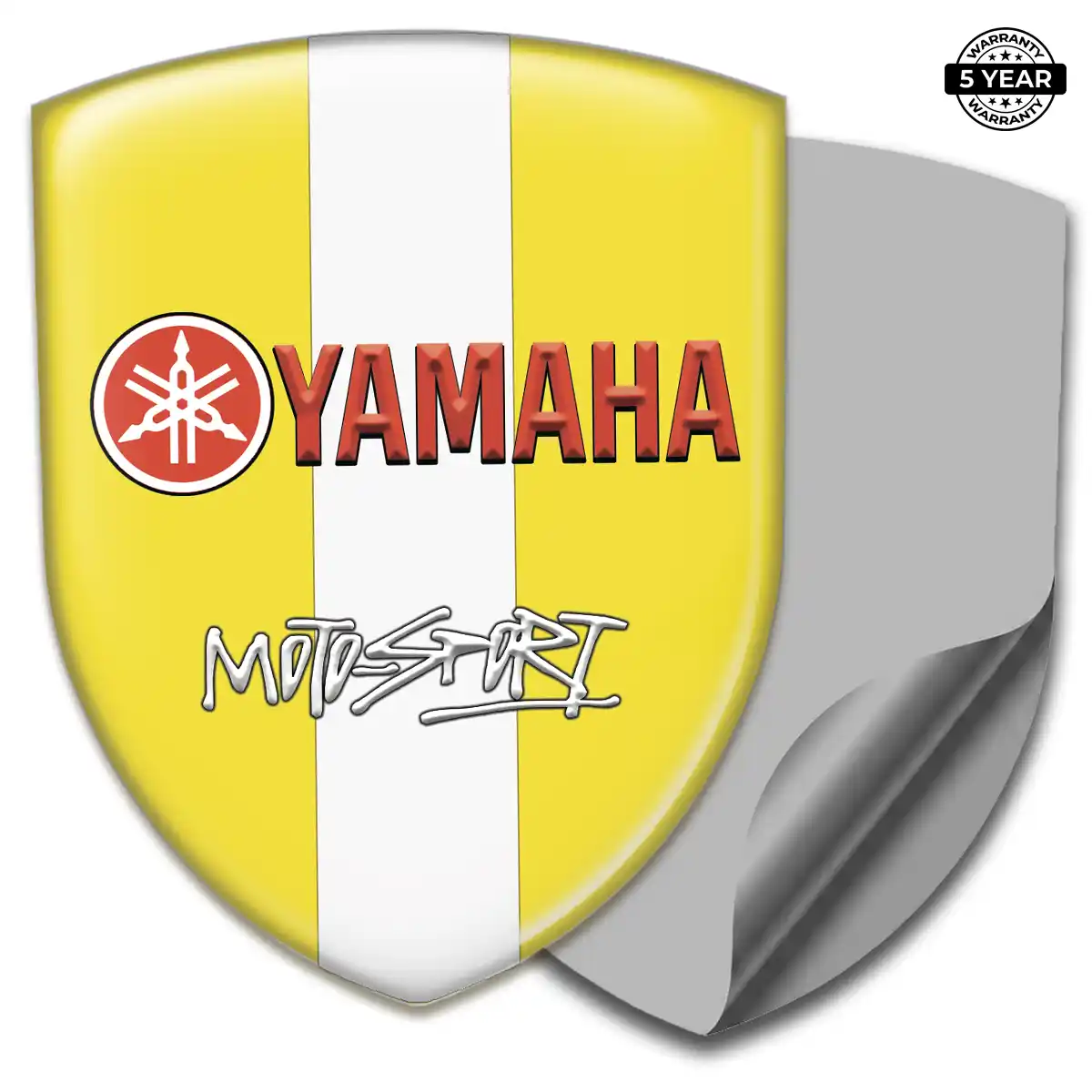 Yamaha Gel Emblem Sticker Resin Luxe