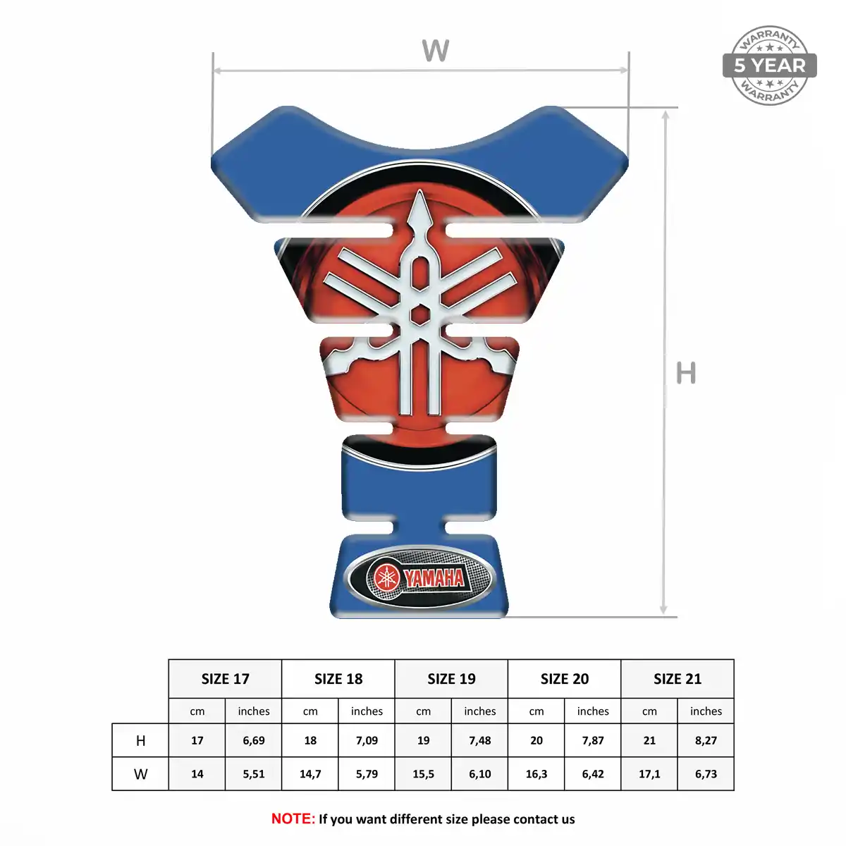 Yamaha Gel Tank Pad Exclusive Series