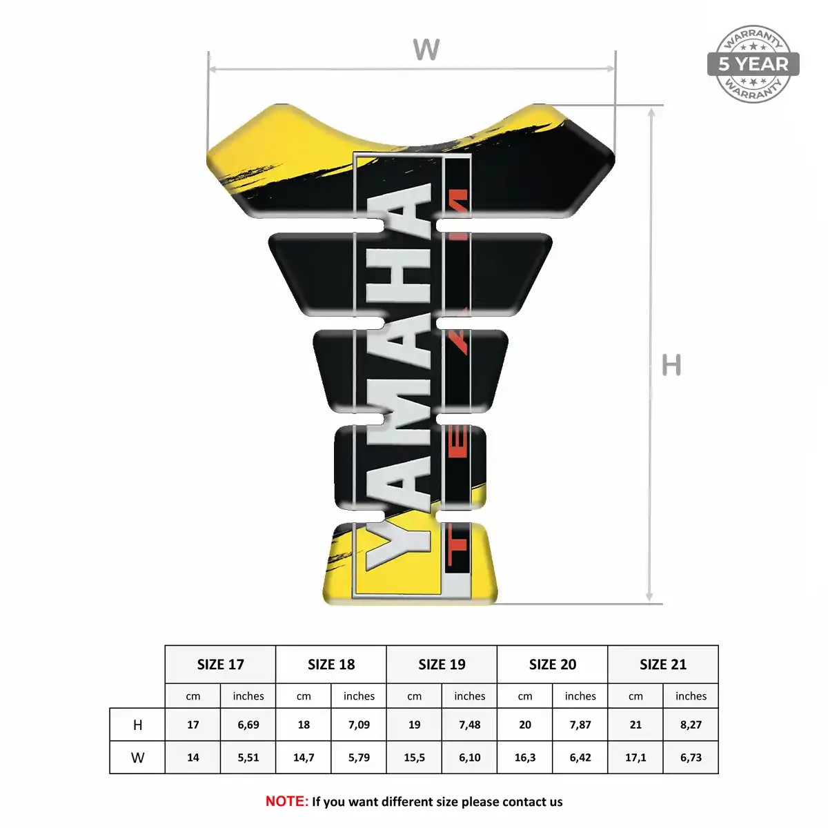 Yamaha Gel Tank Pad Refined Design
