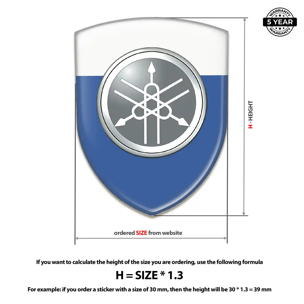Yamaha Logo Badge Deluxe Edition