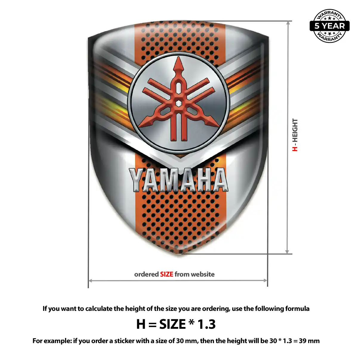 Yamaha Logo Badge Interior Elegance