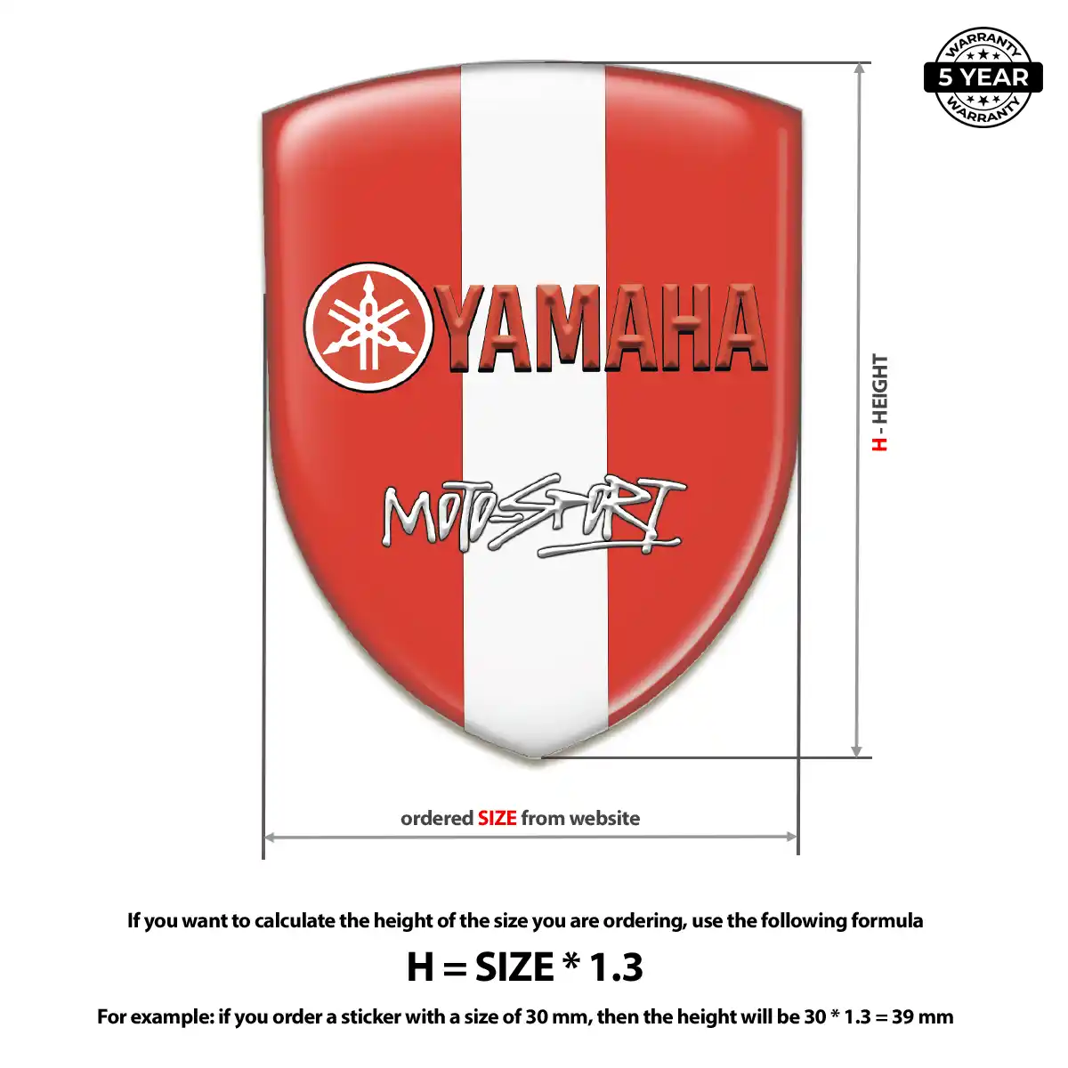 Yamaha Logo Badge Noble Edition