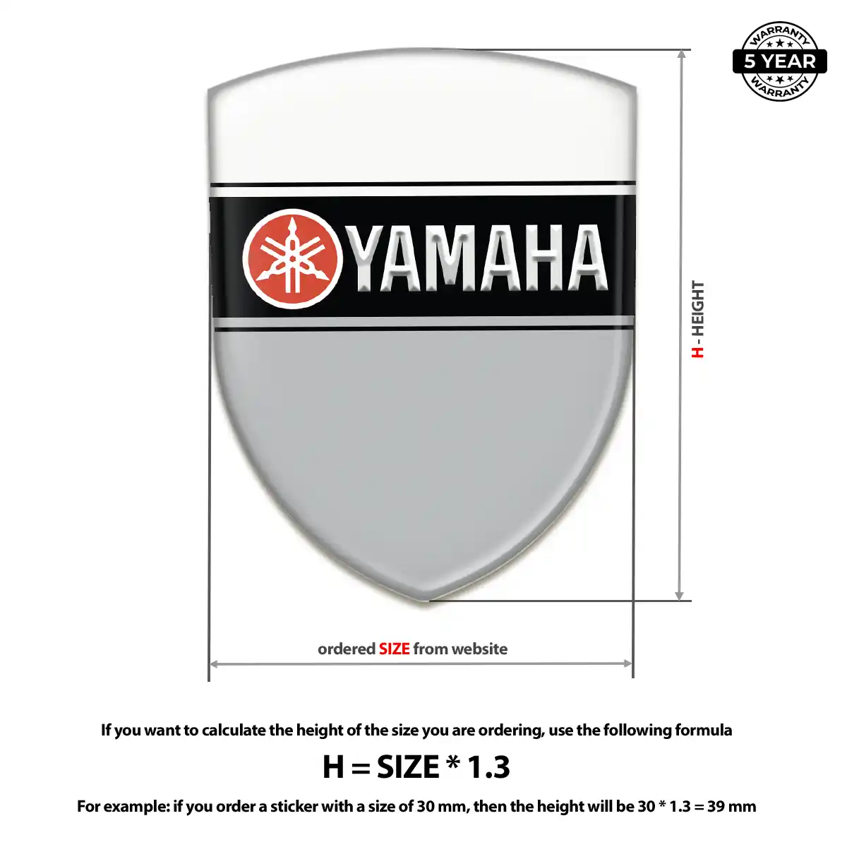 Yamaha Logo Badge Prestige Line