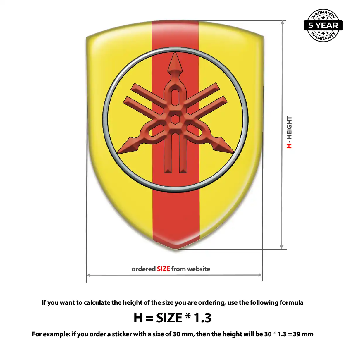 Yamaha Logo Badge Refined Design