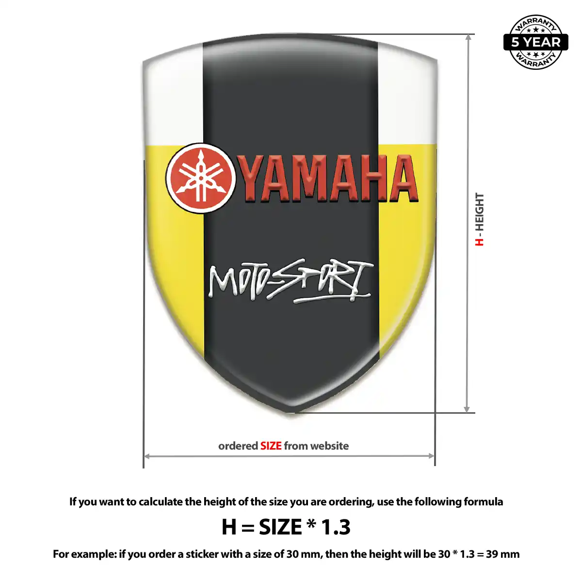 Yamaha Logo Badge Street Tuning