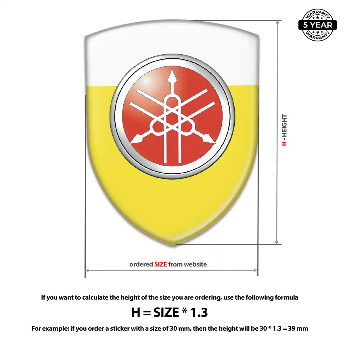 Yamaha Logo Emblem Auto Tuning