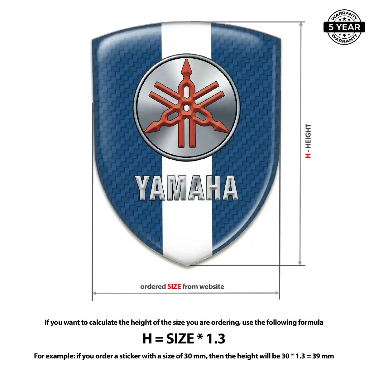 Yamaha Logo Emblem Exterior Luxe