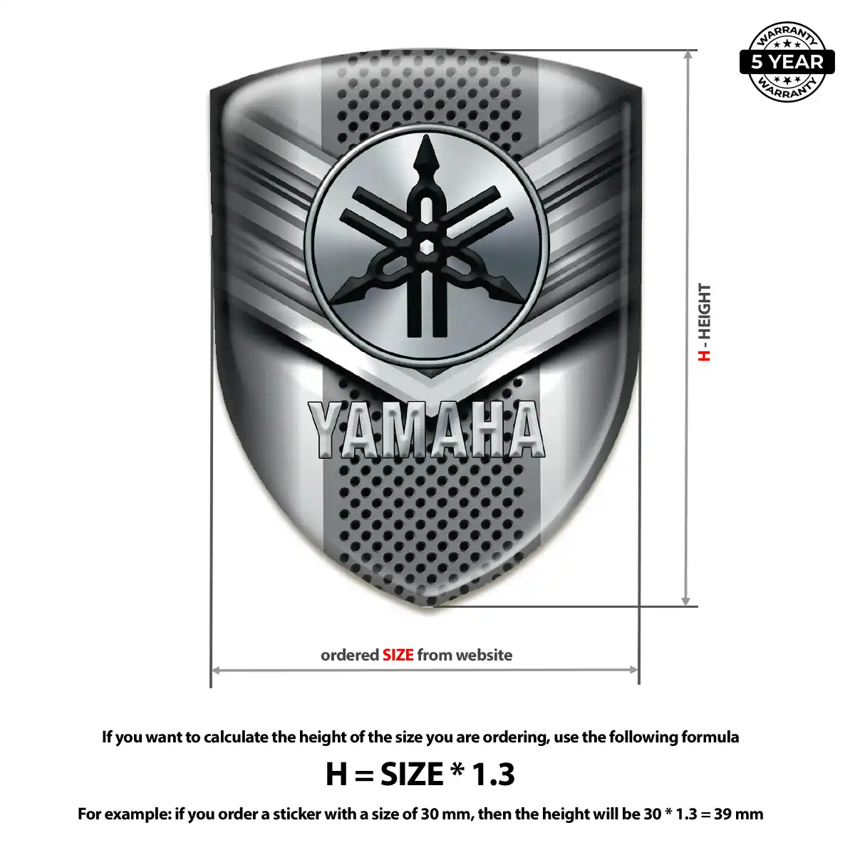 Yamaha Logo Emblem Marked Edition