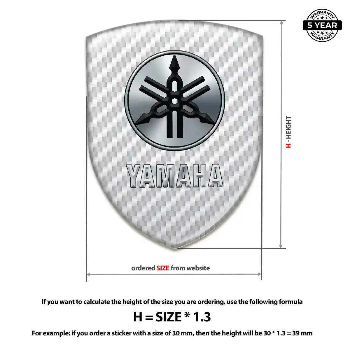 Yamaha Logo Emblem Prime Quality
