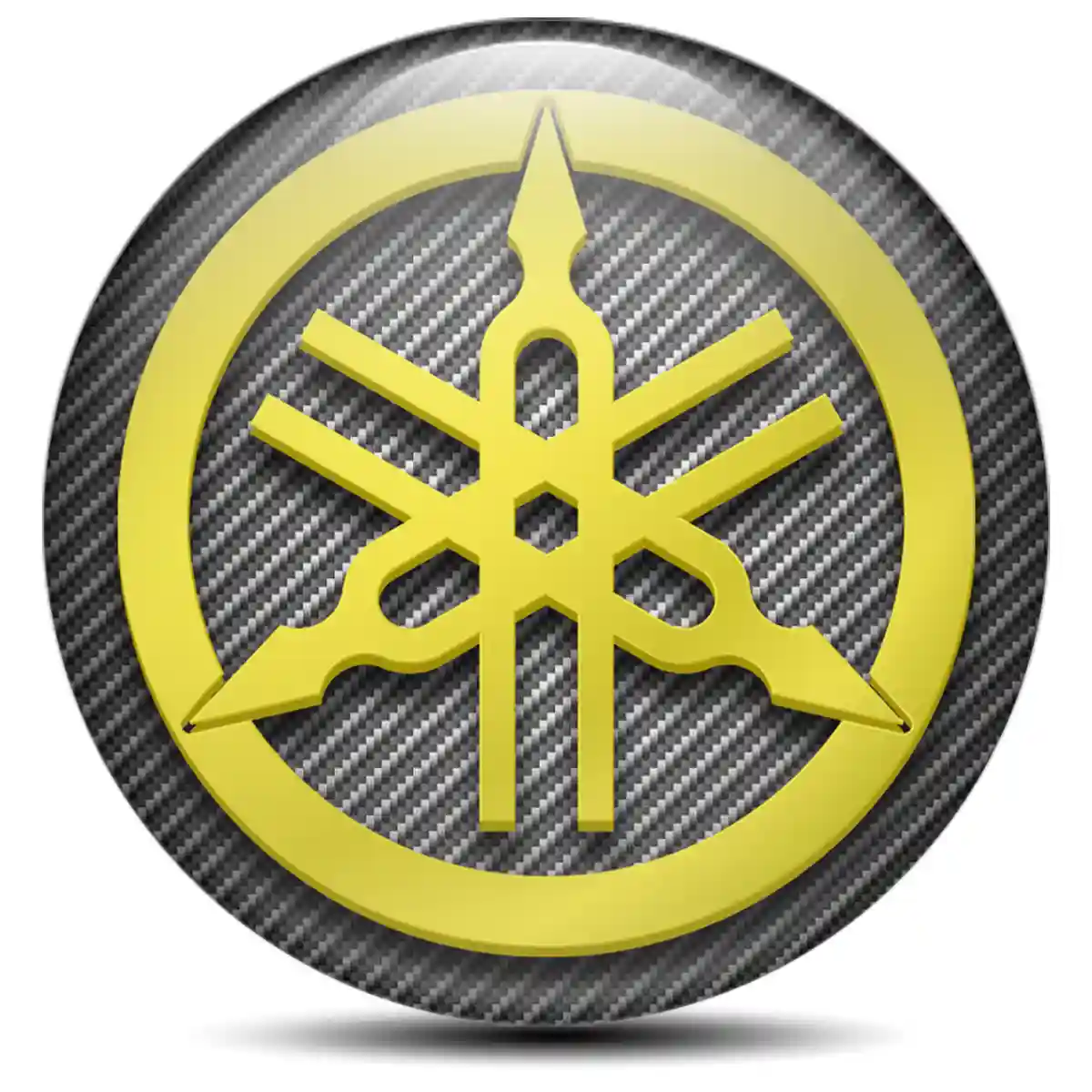 Yamaha Logo Emblem Self-Adhesive Sleek Style