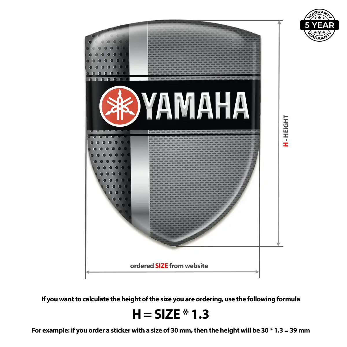 Yamaha Logo Emblem Signature Grade