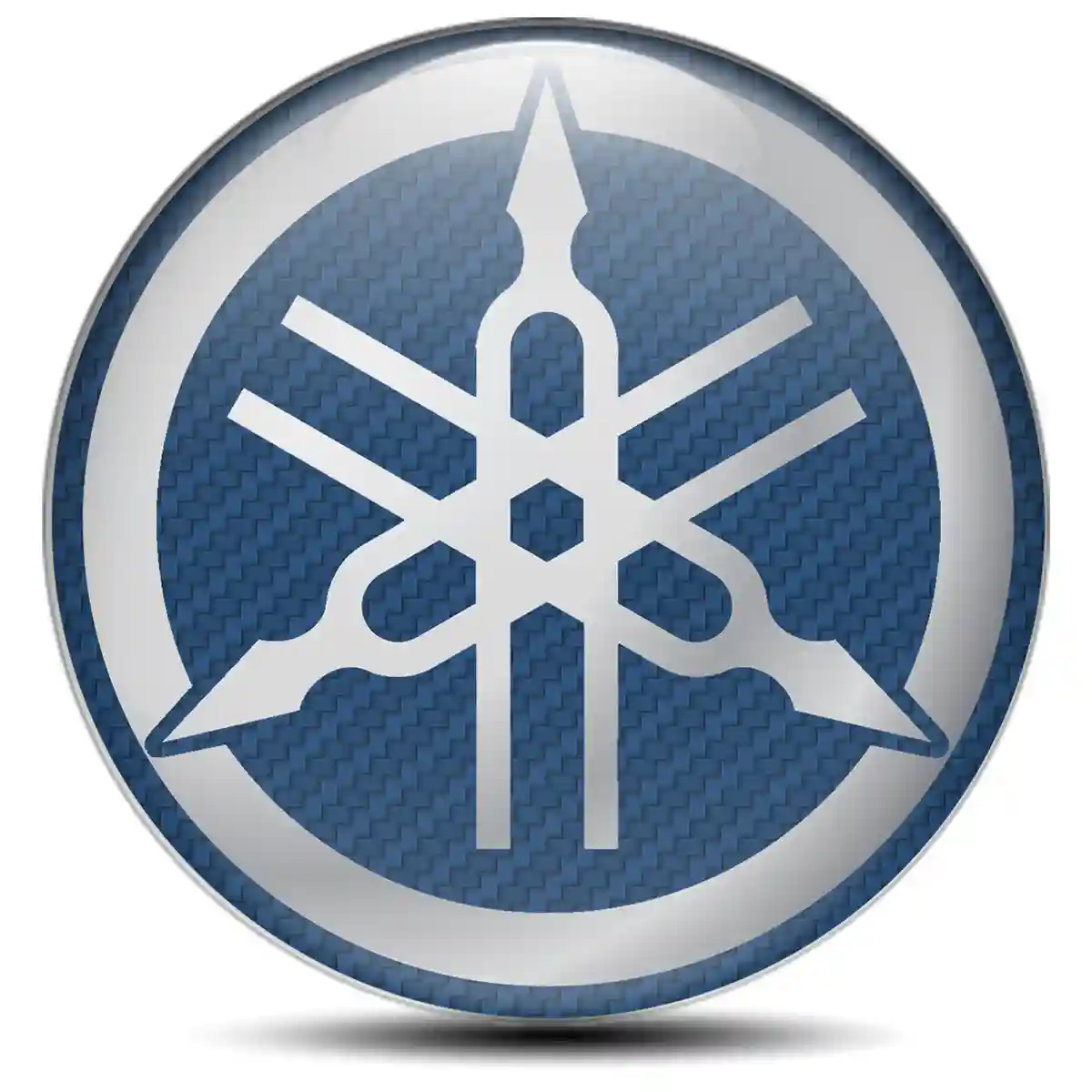 Yamaha Logo Silicone Badge Self-Adhesive Sleek Style
