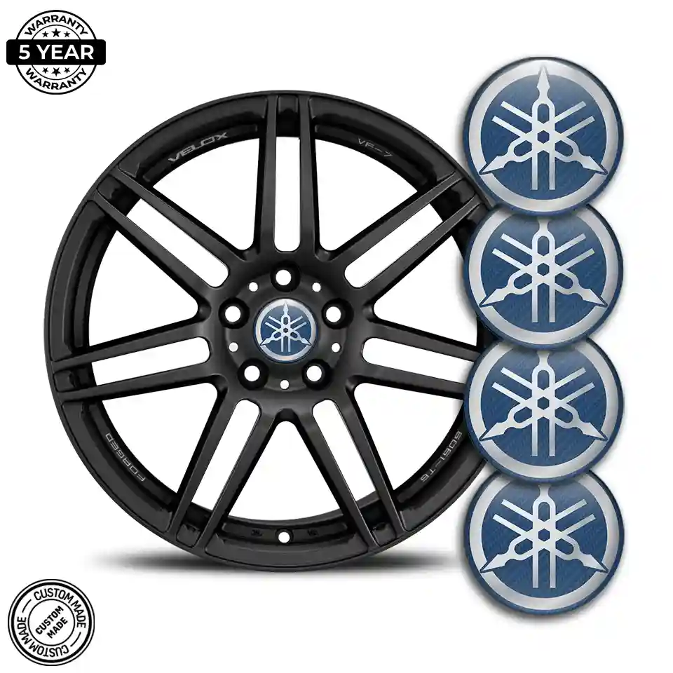 Yamaha Logo Silicone Badge Self-Adhesive Sleek Style