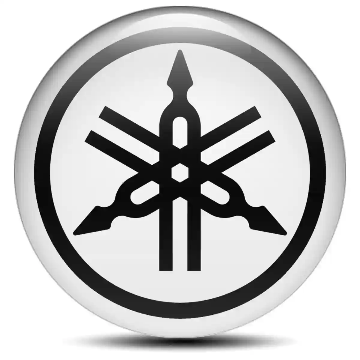 Yamaha Logo Silicone Badge Sleek Style
