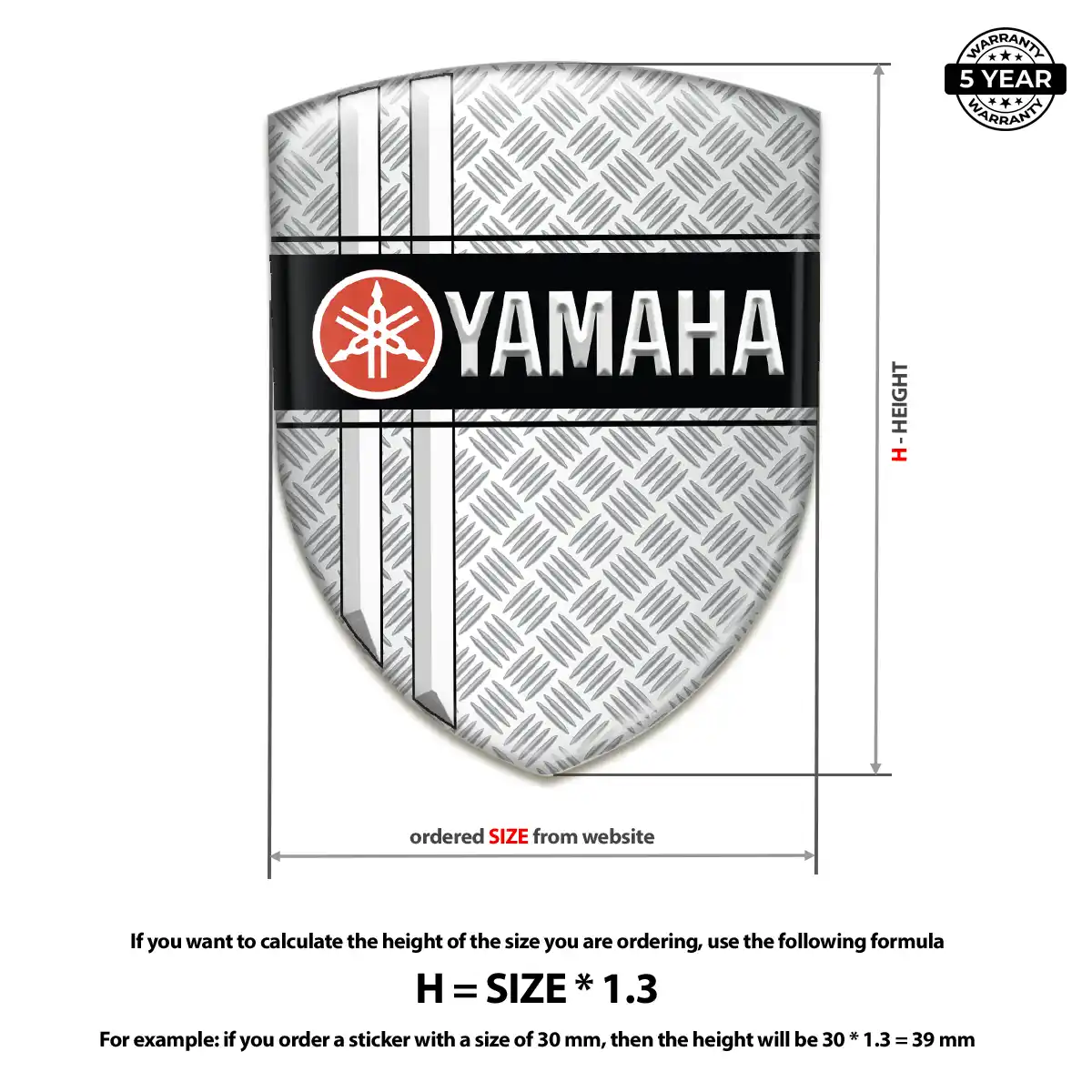 Yamaha Logo Sticker Deluxe Edition