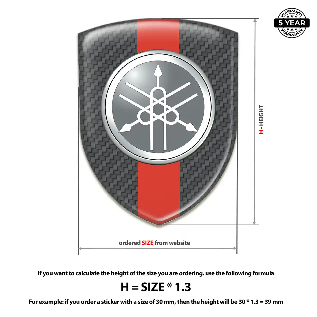 Yamaha Logo Sticker Exclusive Series