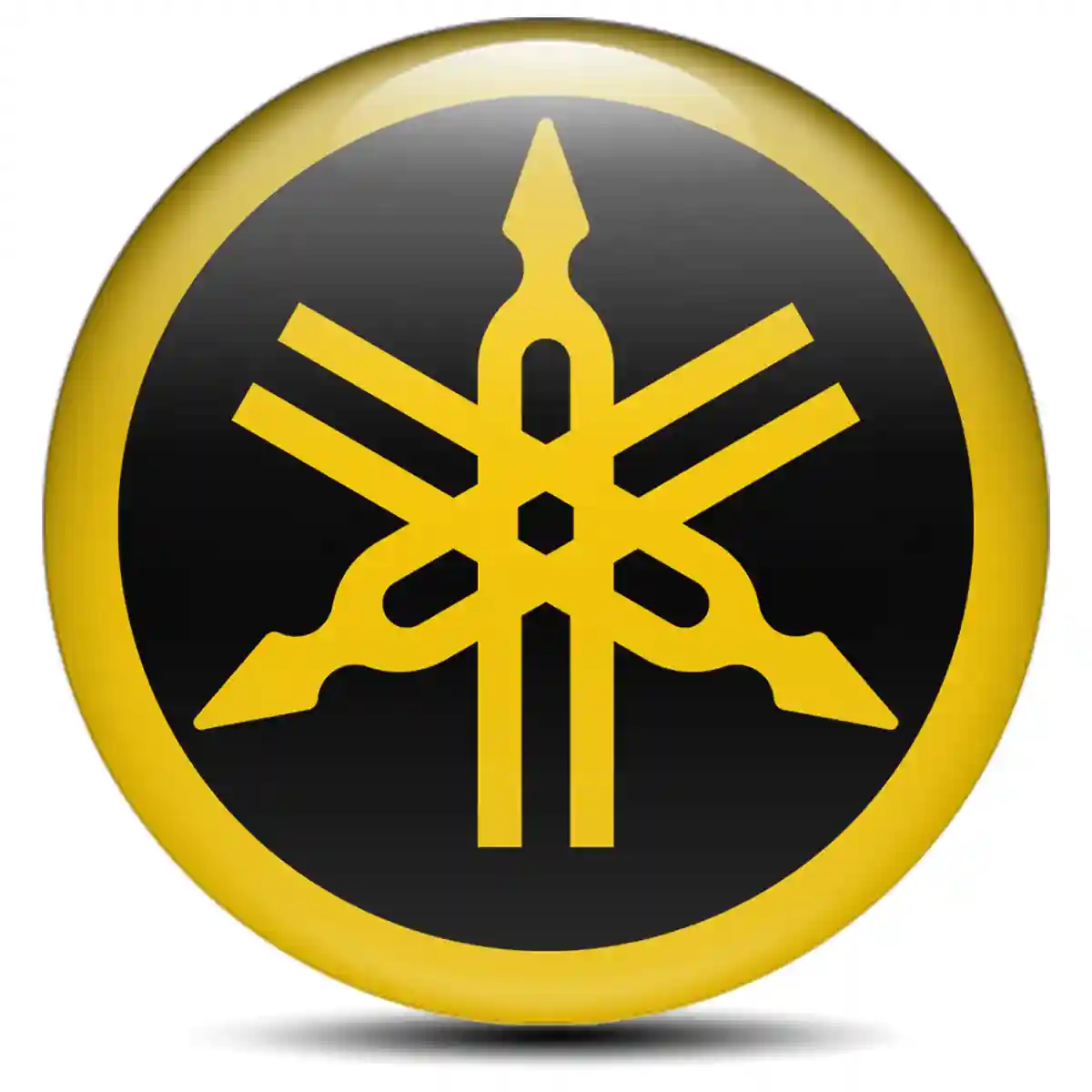Yamaha Logo Sticker Refined Design