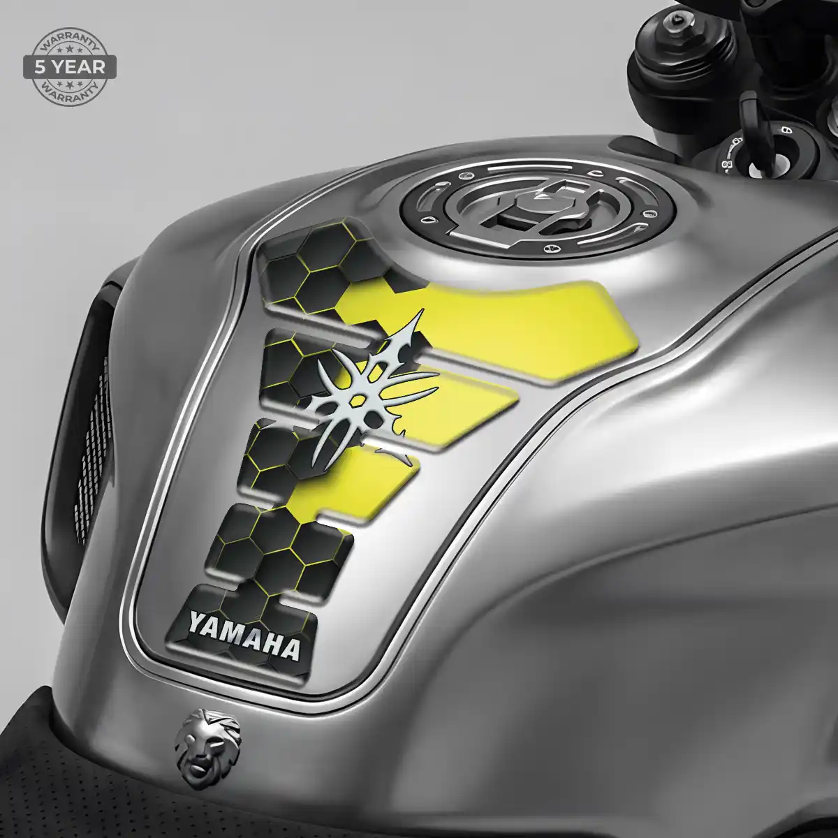Yamaha Motorcycle Tank Sticker Refined Design