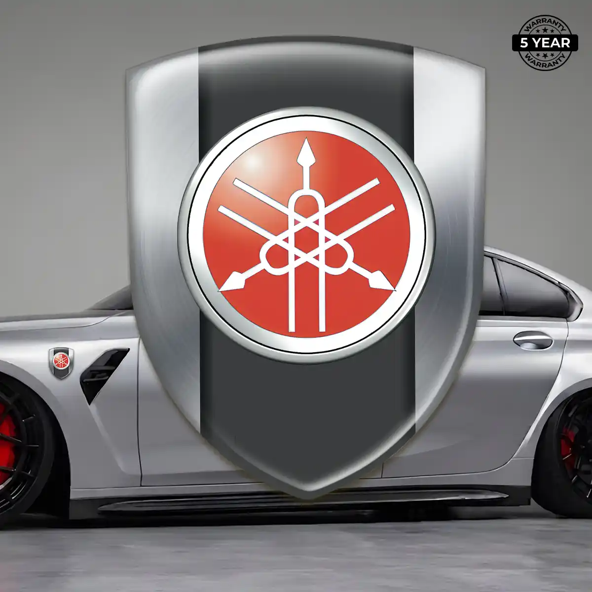 Yamaha Polyurethane Domed Sticker Exterior Luxe