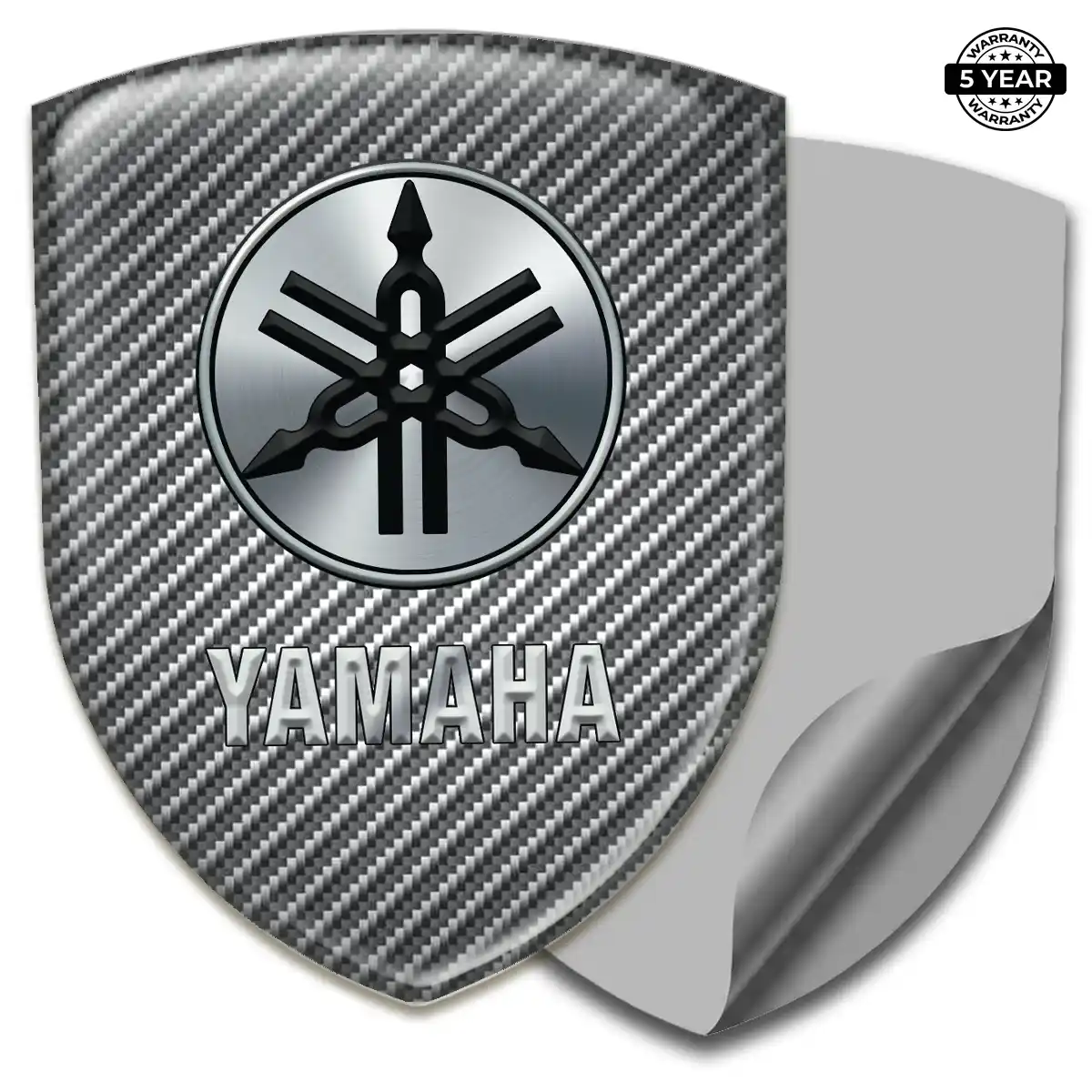 Yamaha Polyurethane Domed Sticker Interior Elegance