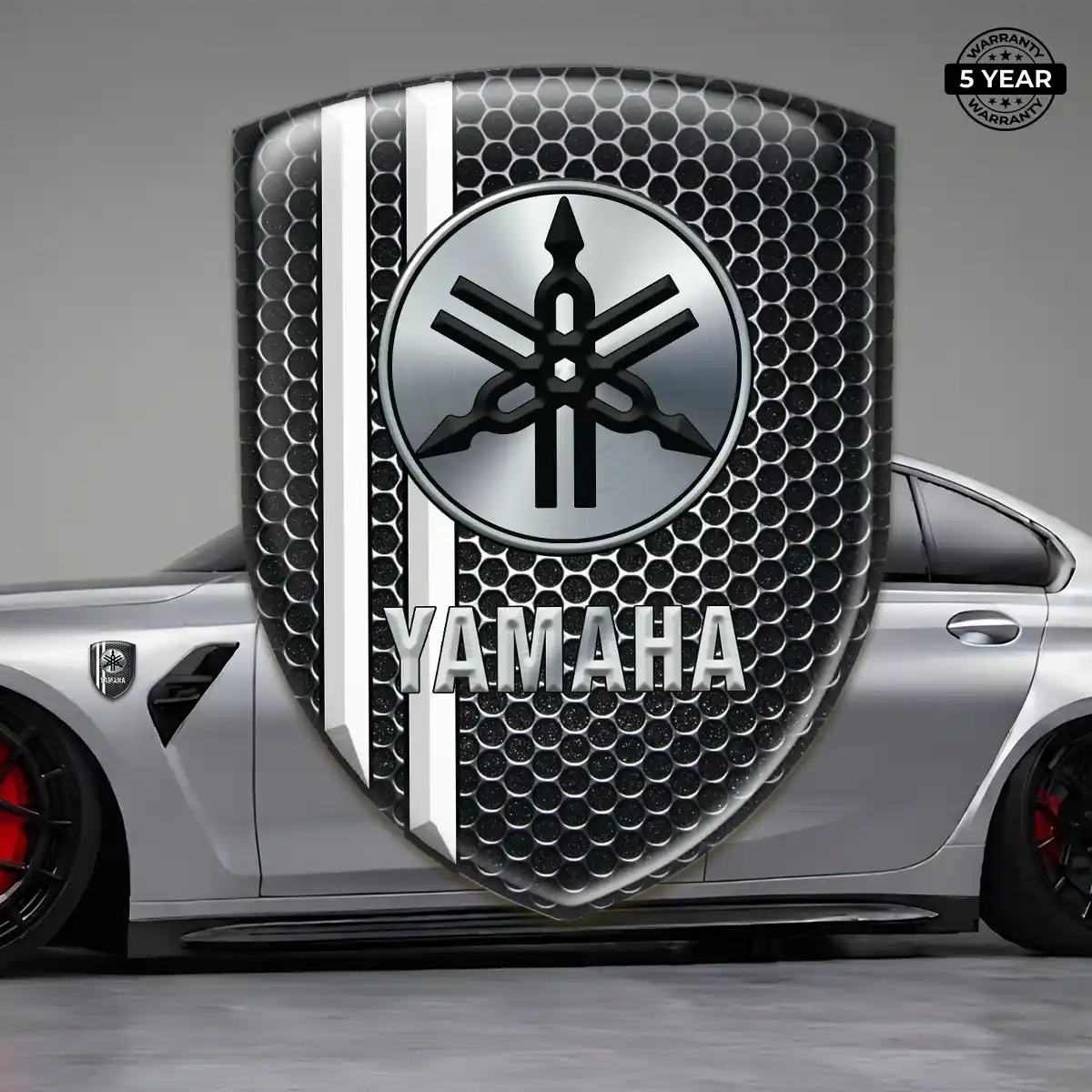 Yamaha Polyurethane Domed Sticker Outer Style