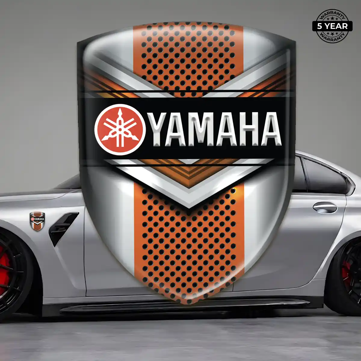 Yamaha Polyurethane Domed Sticker Performance Style