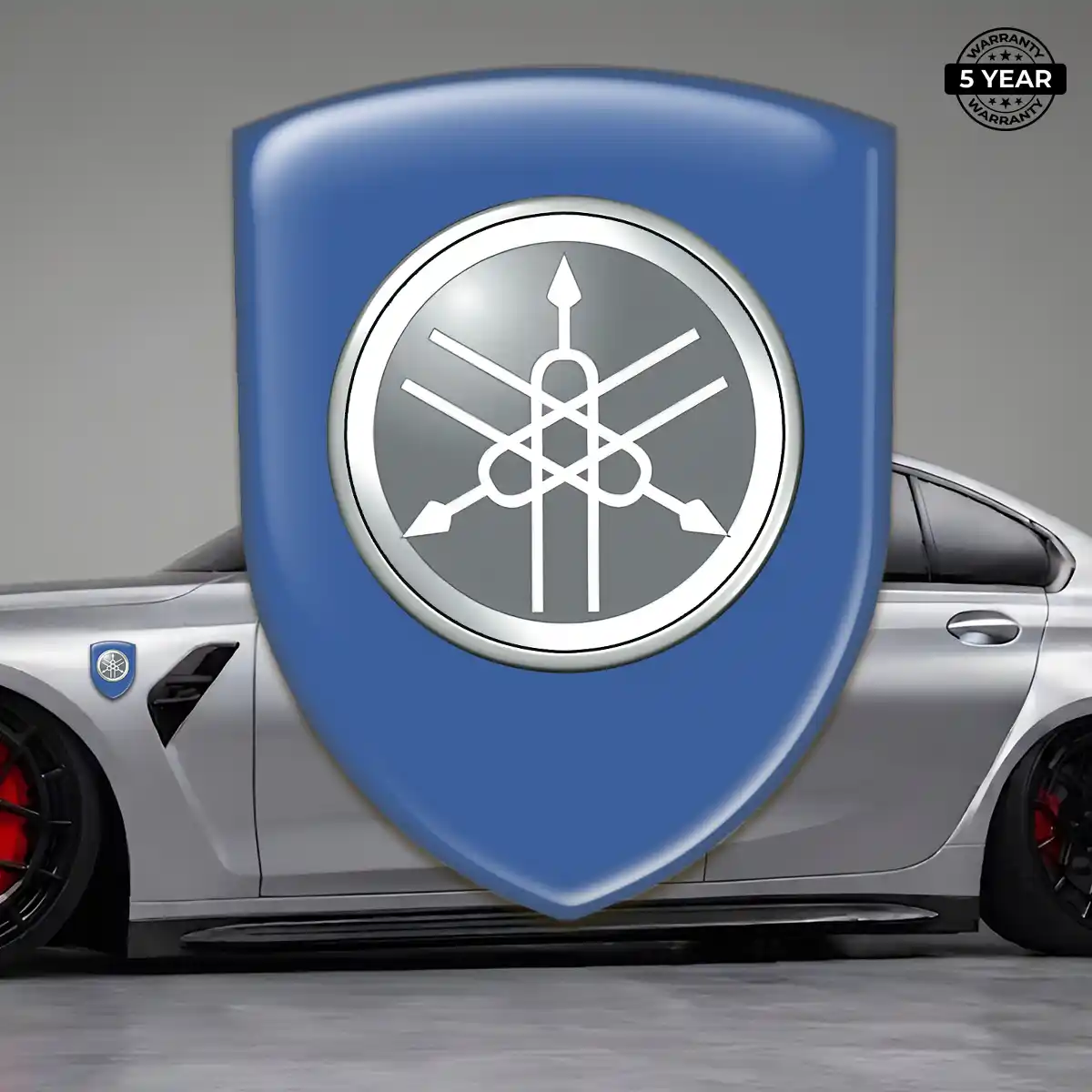 Yamaha Polyurethane Domed Sticker Refined Design