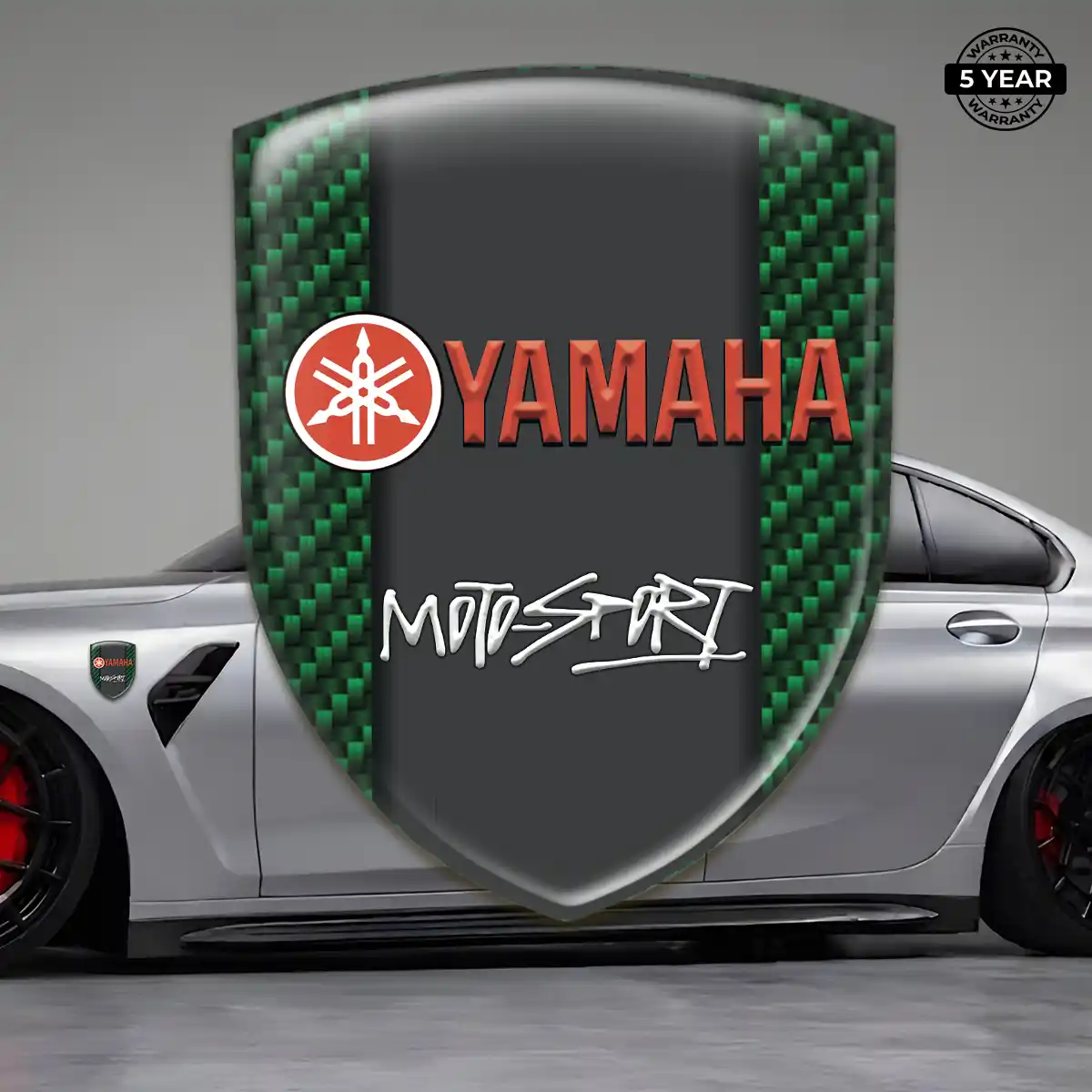 Yamaha Polyurethane Domed Sticker Resin Elite