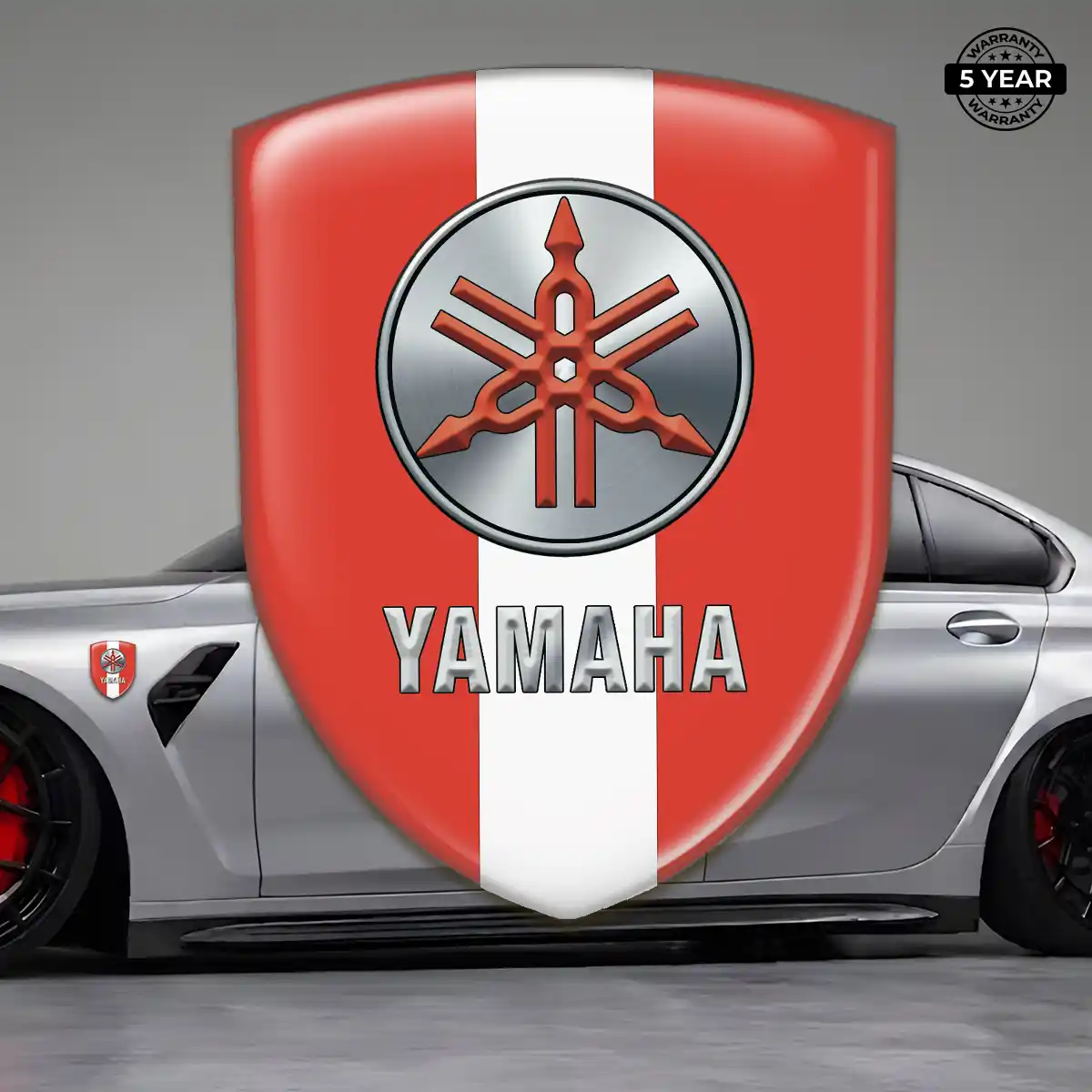 Yamaha Polyurethane Domed Sticker Resin Luxe